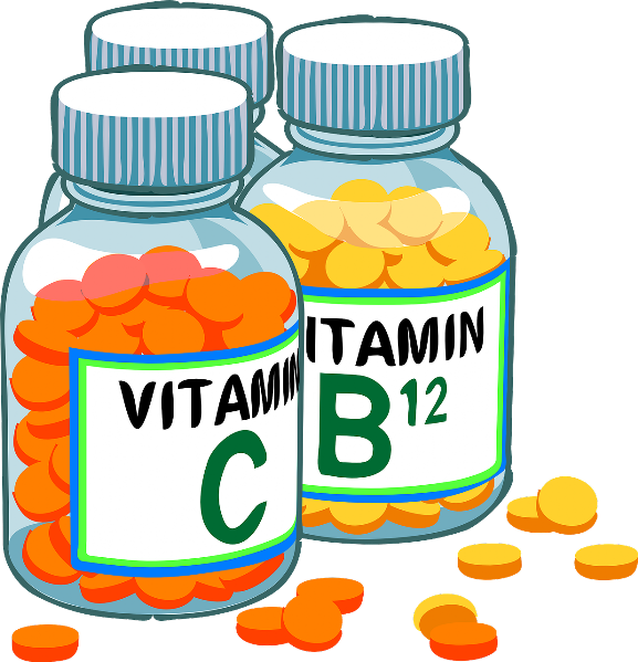 Behälter mit Vitaminpräparate